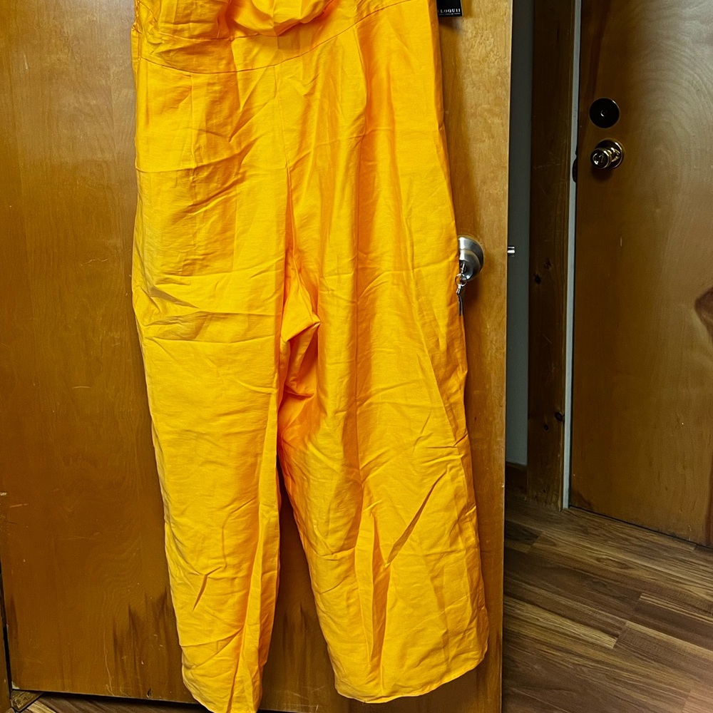 Eloquii Tie-Strap Wide-Leg Jumpsuit